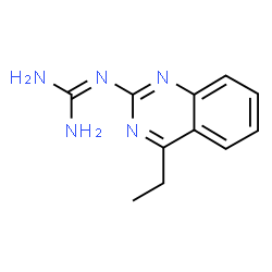 ChemSpider 2D Image | 2-(4-Ethyl-2-quinazolinyl)guanidine | C11H13N5