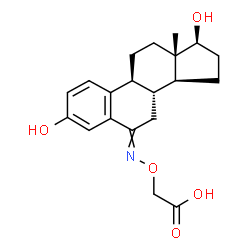 ChemSpider 2D Image | Estradiol 6-(O-carboxymethyl)oxime | C20H25NO5