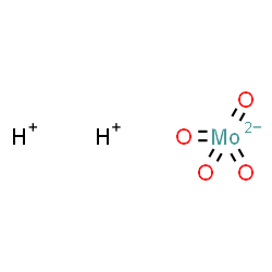 ChemSpider 2D Image | Dihydrogen tetraoxomolibdate(2-) | H2MoO4