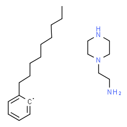 ChemSpider 2D Image | 2-(1-Piperazinyl)ethanamine - 2-nonylphenyl (1:1) | C21H38N3
