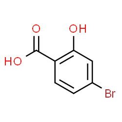 ChemSpider 2D Image | 4-Bromo-2-hydroxybenzoic acid | C7H5BrO3