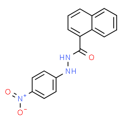 ChemSpider 2D Image | N'-(4-Nitrophenyl)-1-naphthohydrazide | C17H13N3O3