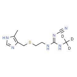 ChemSpider 2D Image | CIMETIDINE-D3 | C10H13D3N6S