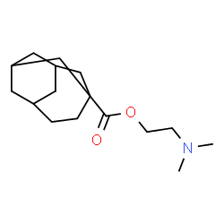 ChemSpider 2D Image | 2-(Dimethylamino)ethyl tricyclo[4.3.1.1~3,8~]undecane-3-carboxylate | C16H27NO2