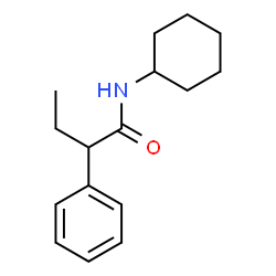 ChemSpider 2D Image | N-Cyclohexyl-2-phenylbutanamide | C16H23NO