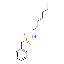 ChemSpider 2D Image | N-Heptyl-1-phenylmethanesulfonamide | C14H23NO2S