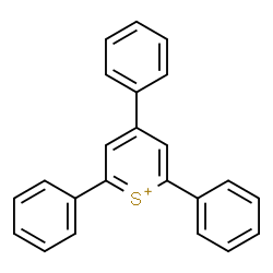 ChemSpider 2D Image | 2,4,6-Triphenylthiopyrylium | C23H17S