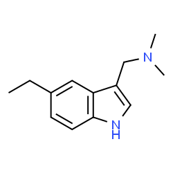 ChemSpider 2D Image | 5-Ethylgramine | C13H18N2
