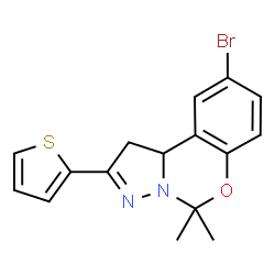 ChemSpider 2D Image | MFCD01542778 | C16H15BrN2OS