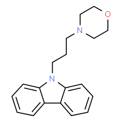 ChemSpider 2D Image | 9-(3-Morpholin-4-yl-propyl)-9H-carbazole | C19H22N2O