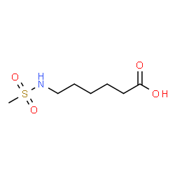 ChemSpider 2D Image | 6-[(Methylsulfonyl)amino]hexanoic acid | C7H15NO4S