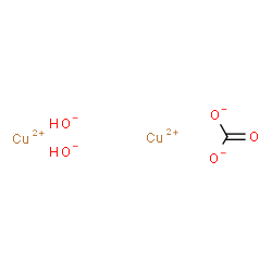 ChemSpider 2D Image | Copper(II) carbonate hydroxide | CH2Cu2O5