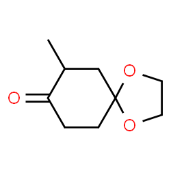 ChemSpider 2D Image | 7-Methyl-1,4-dioxaspiro[4.5]decan-8-one | C9H14O3