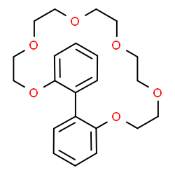 ChemSpider 2D Image | 10,11,13,14,16,17,19,20,22,23-Decahydrodibenzo[q,s][1,4,7,10,13,16]hexaoxacycloicosine | C22H28O6