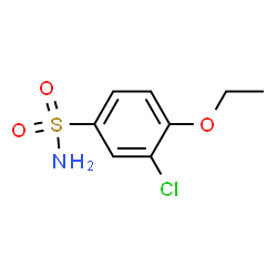 ChemSpider 2D Image | 3-Chloro-4-ethoxybenzenesulfonamide | C8H10ClNO3S