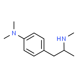 ChemSpider 2D Image | N,N-Dimethyl-4-[2-(methylamino)propyl]aniline | C12H20N2