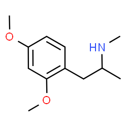 ChemSpider 2D Image | 1-(2,4-Dimethoxyphenyl)-N-methyl-2-propanamine | C12H19NO2