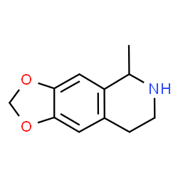 ChemSpider 2D Image | 5-Methyl-5,6,7,8-tetrahydro[1,3]dioxolo[4,5-g]isoquinoline | C11H13NO2