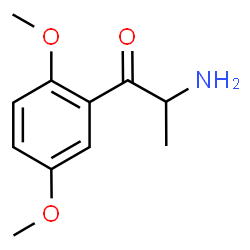 ChemSpider 2D Image | 2-Amino-1-(2,5-dimethoxyphenyl)-1-propanone | C11H15NO3