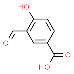 ChemSpider 2D Image | 3-Formyl-4-hydroxybenzoic acid | C8H6O4