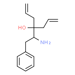 ChemSpider 2D Image | 4-(1-Amino-2-phenylethyl)-1,6-heptadien-4-ol | C15H21NO