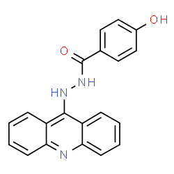 ChemSpider 2D Image | N'-(9-Acridinyl)-4-hydroxybenzohydrazide | C20H15N3O2