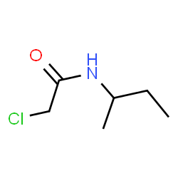 ChemSpider 2D Image | N-sec-Butyl-2-chloroacetamide | C6H12ClNO