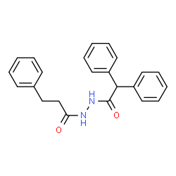 ChemSpider 2D Image | N'-(Diphenylacetyl)-3-phenylpropanehydrazide | C23H22N2O2