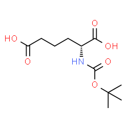 ChemSpider 2D Image | Boc-D-2-aminoadipic acid | C11H19NO6
