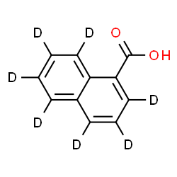ChemSpider 2D Image | 1-(~2~H_7_)Naphthalenecarboxylic acid | C11HD7O2