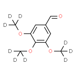 ChemSpider 2D Image | 3,4,5-Tris[(~2~H_3_)methyloxy]benzaldehyde | C10H3D9O4