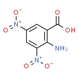 ChemSpider 2D Image | 2-Amino-3,5-dinitrobenzoic acid | C7H5N3O6
