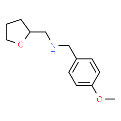 ChemSpider 2D Image | [(4-methoxyphenyl)methyl](oxolan-2-ylmethyl)amine | C13H19NO2