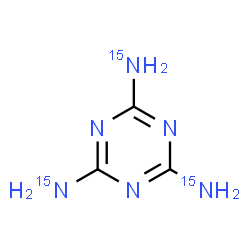 ChemSpider 2D Image | MFCD00190531 | C3H6N315N3