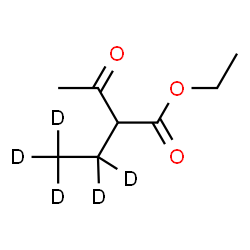 ChemSpider 2D Image | 2-Acetyl-butanoic-d5 Acid Ethyl Ester | C8H9D5O3