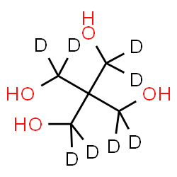 ChemSpider 2D Image | 2,2-Bis[hydroxy(~2~H_2_)methyl]-1,3-(~2~H_4_)propanediol | C5H4D8O4