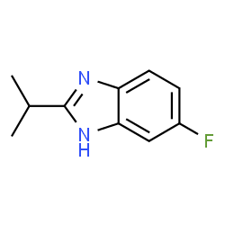 ChemSpider 2D Image | 5-Fluoro-2-isopropyl-1H-benzimidazole | C10H11FN2