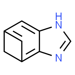 ChemSpider 2D Image | 4,6-Methano-1H-benzimidazole(9CI) | C8H6N2