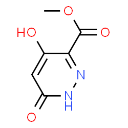 ChemSpider 2D Image | Methyl 4,6-dihydroxypyridazine-3-carboxylate | C6H6N2O4