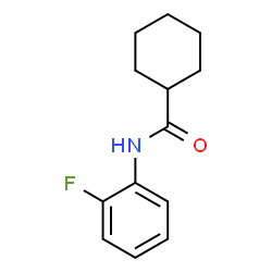 ChemSpider 2D Image | N-(2-Fluorophenyl)cyclohexanecarboxamide | C13H16FNO