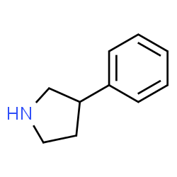 ChemSpider 2D Image | 3-Phenylpyrrolidine | C10H13N
