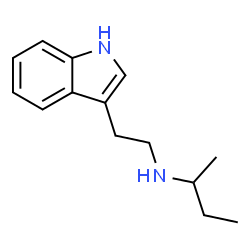 ChemSpider 2D Image | N-[2-(1H-Indol-3-yl)ethyl]-2-butanamine | C14H20N2