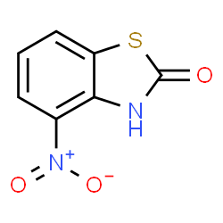 ChemSpider 2D Image | 4-Nitro-1,3-benzothiazol-2(3H)-one | C7H4N2O3S