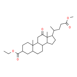 ChemSpider 2D Image | Ethyl 24-methoxy-12,24-dioxocholane-3-carboxylate | C28H44O5