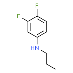 ChemSpider 2D Image | 3,4-Difluoro-N-propylaniline | C9H11F2N