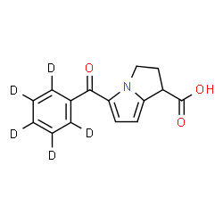 ChemSpider 2D Image | Ketorolac | C15H8D5NO3