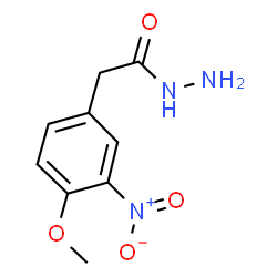 ChemSpider 2D Image | 2-(4-Methoxy-3-nitrophenyl)acetohydrazide | C9H11N3O4