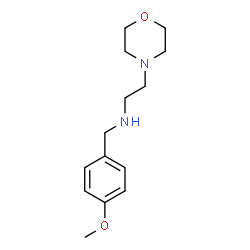 ChemSpider 2D Image | N-(4-Methoxybenzyl)-2-(4-morpholinyl)ethanamine | C14H22N2O2