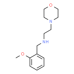 ChemSpider 2D Image | N-(2-Methoxybenzyl)-2-(4-morpholinyl)ethanamine | C14H22N2O2