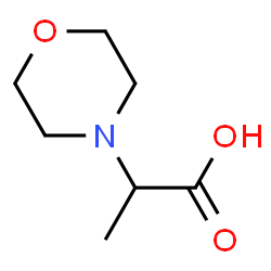 ChemSpider 2D Image | 2-morpholinopropanoic acid | C7H13NO3